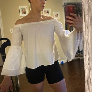 Lucky brand white blouse, M